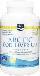 Cod Liver Oil, Nordic Naturals, Artic, Softgels, 180 ct 