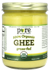 Ghee, 100% Organic, Grass-Fed, 14 oz 100% Organic, Grass-Fed Ghee