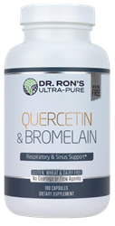 Quercetin & Bromelain, 180 capsules quercetin, bromelain, anti-histamine, anti-inflamatory, free radical scavenger, quercetin antioxidant, digestive enzymes, natural anti-inflammatory, natural antioxidant