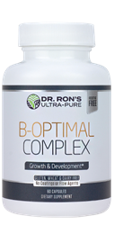 B-Optimal, 60 Capsules  B-Optimal, Vitamin B, vitamin B complex, best vitamin B, methylcobalamin, additive-free supplements, Dr. Rons