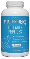 Collagen Peptides, 550 mg, 360 Capsules collagen peptides, joint, joints, healthy bones, hair, skin, Collagen