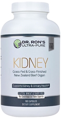 Kidney, 180 capsules grassfed organs, glands, Spleen, Liver, Heart, Brain, Thymus, Kidney, Pancreas, Adrenal with Cortex, Testicle, Ovary, superfood