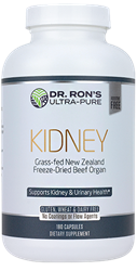 Kidney, 180 capsules grassfed organs, glands, Spleen, Liver, Heart, Brain, Thymus, Kidney, Pancreas, Adrenal with Cortex, Testicle, Ovary, superfood
