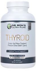 Thyroid, 180 capsules grassfed organs, glands, Spleen, Liver, Heart, Brain, Thymus, Kidney, Pancreas, Adrenal with Cortex, Testicle, Ovary, superfood